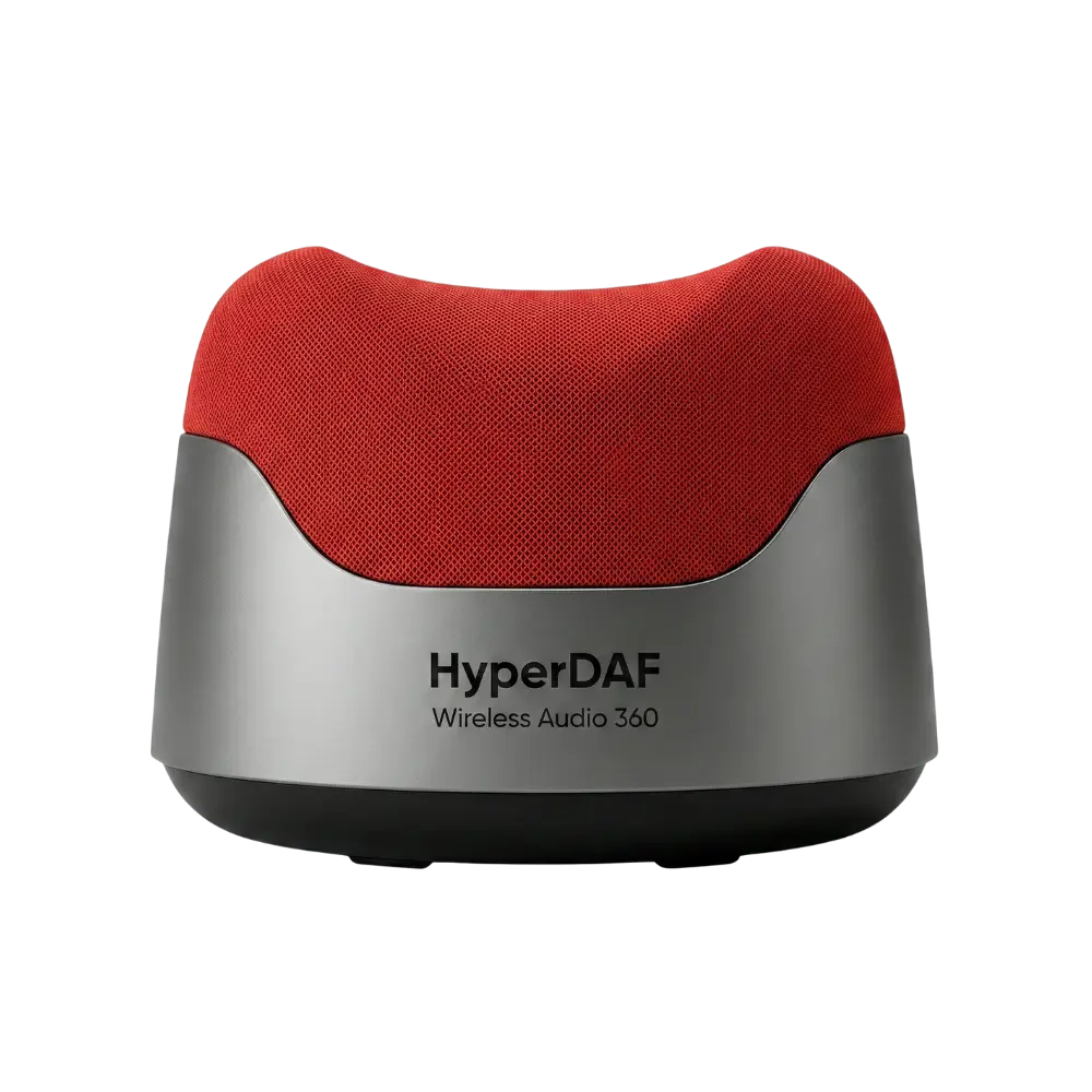 Compact wireless speaker demo product image