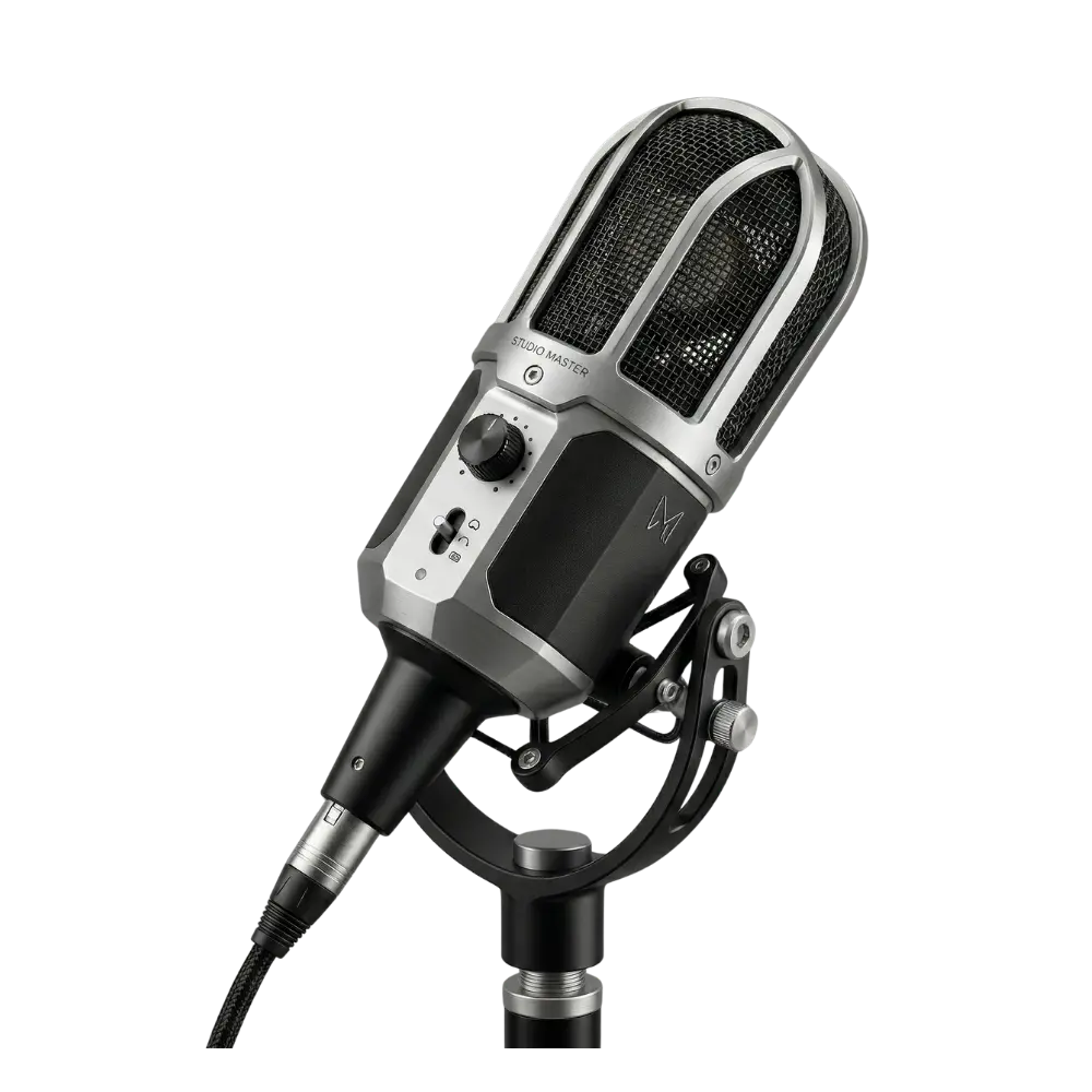Desktop USB microphone demo product image